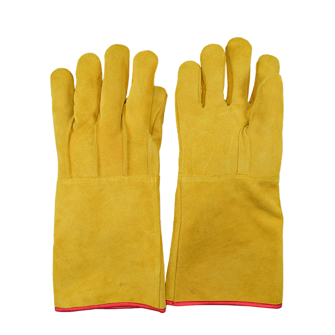 23.6\" Long Sleeve Welding Gloves, Heat/Fire Resistant